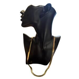 14K Italy Herringbone Chain 24" Necklace